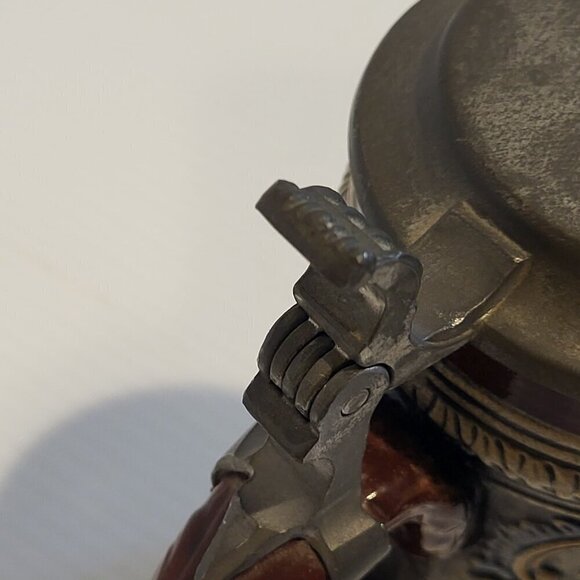 Vintage W Germany Original Gerzit Gerz Pub Scene Cherubs Beer Stein Half Liter - Picture 9 of 12